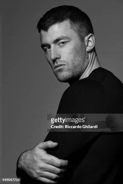 Actor James Frecheville poses for a portrait during the 68th Berlin International Film Festival on February, 2018 in Berlin, Germany. .