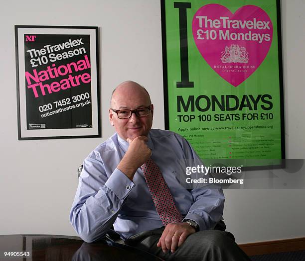 Lloyd Dorfman, Chairman and Chief Executive Officer, Travelex at the Travelex offices, Kingsway, London, England on August 4, 2005. Travelex has...