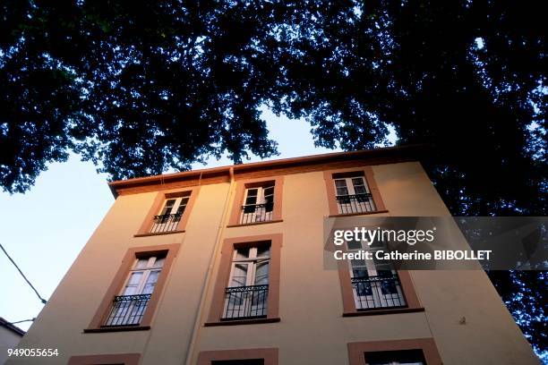 Ceret, a bourgeois house . Pays catalan: Céret, une maison bourgeoise .