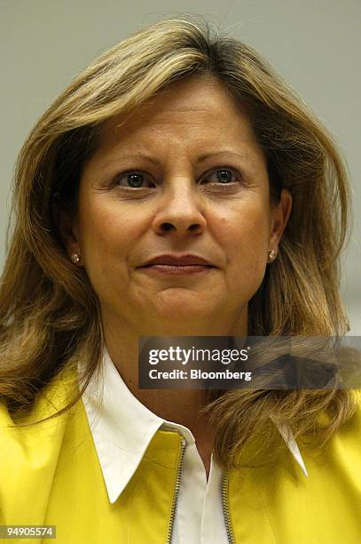 Alicia Castaneda, chair of the Federal Housing Finance Board, testifies before a hearing of two House subcommittees in Washington, DC, on July 13,...