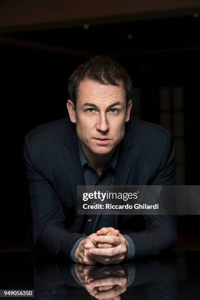 Actor Tobias Menzies poses for a portrait during the 68th Berlin International Film Festival on February, 2018 in Berlin, Germany. .