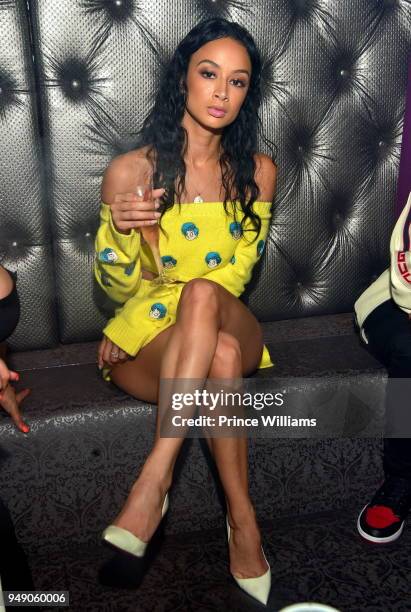 Draya Michele attends a Party at Revel on April 20, 2018 in Atlanta, Georgia.