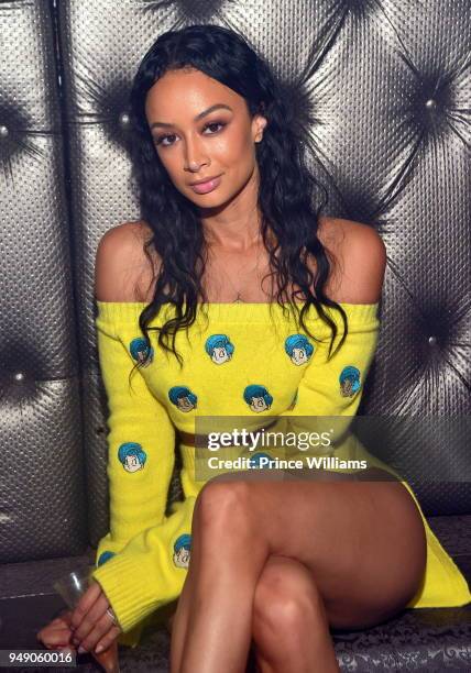 Draya Michele attends a Party at Revel on April 20, 2018 in Atlanta, Georgia.