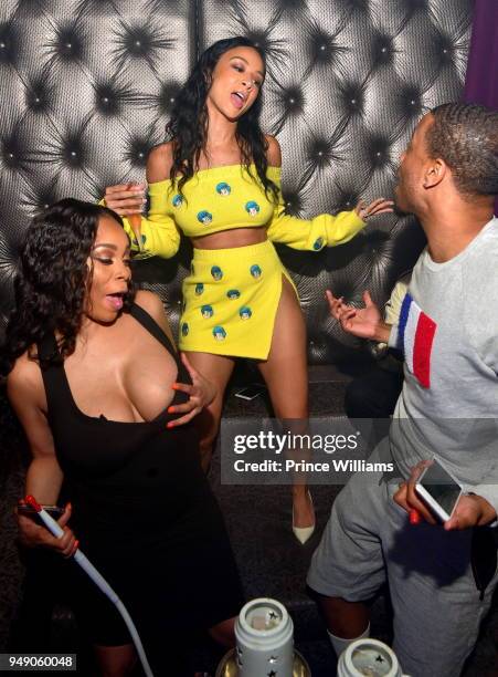 Draya Michele attends a Party at Revel on April 20, 2018 in Atlanta, Georgia.