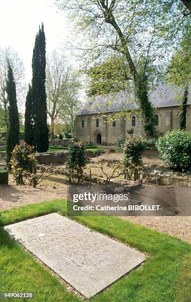 Tours, the Priory of Saint Come. Pierre de Ronsard was the prior of Saint Come from 1565 until his death. Ronsard's tomb and the gardens in bloom ....