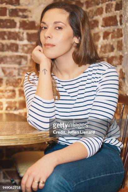Actress Alysson Paradis is photographed for Self Assignment on November 2017 in Paris, France.