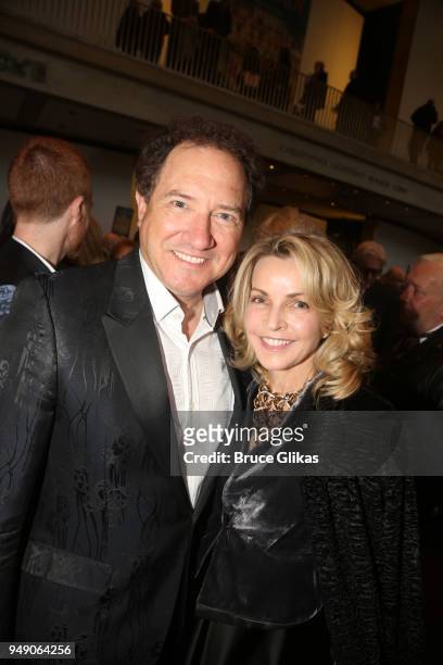 Kevin McCollum and Lynette Perry pose at the opening night after party for Lincoln Center Theater's production of "My Fair Lady" on Broadway at David...