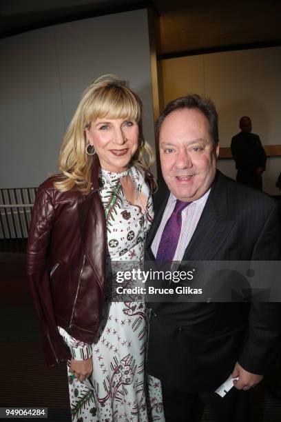 Margo Nederlander and James L Nederlander pose at the opening night after party for Lincoln Center Theater's production of "My Fair Lady" on Broadway...