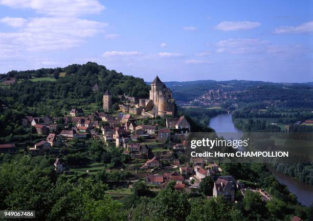 The castle of Castelnaud-la-Chapelle, 10km southwest of Sarlat, in the heart of the Perigord Noir, between the walled town of Domme and the Medieval...