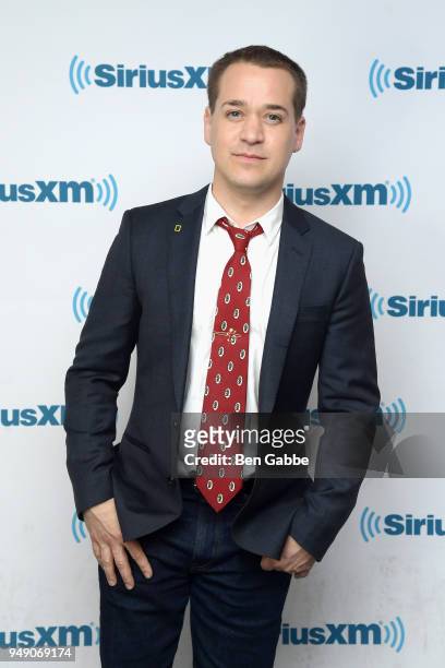 Actor TR Knight visits SiriusXM Studios on April 20, 2018 in New York City.