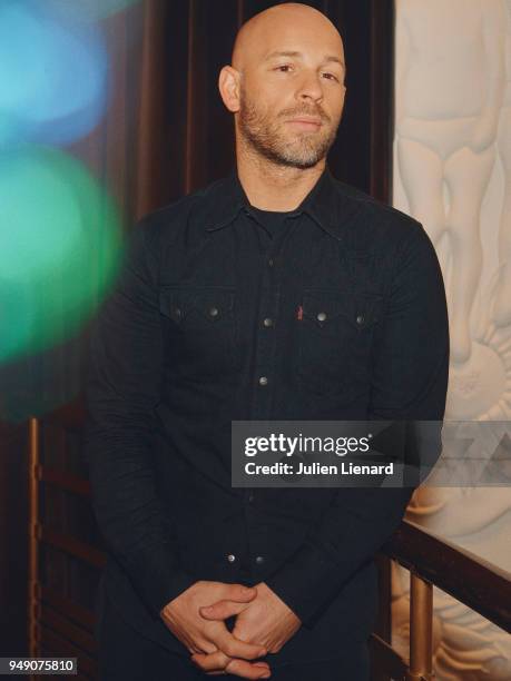 Actor Franck Gastambide is photographed for Self Assignment on March 2018 in Paris, France.