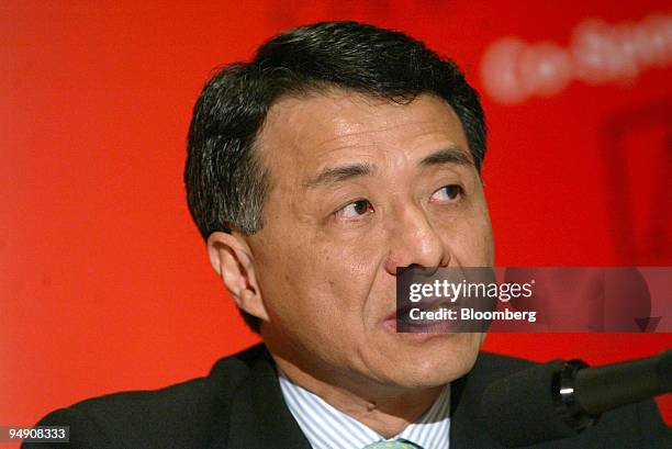 Steven Yung, chairman of Clear Media Ltd., speaks at Institutional Investor magazine's China Investment Forum at New York's Waldorf Astoria Hotel on...
