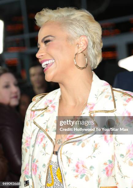 Paula Patton is seen on April 19, 2018 in Los Angeles, California.