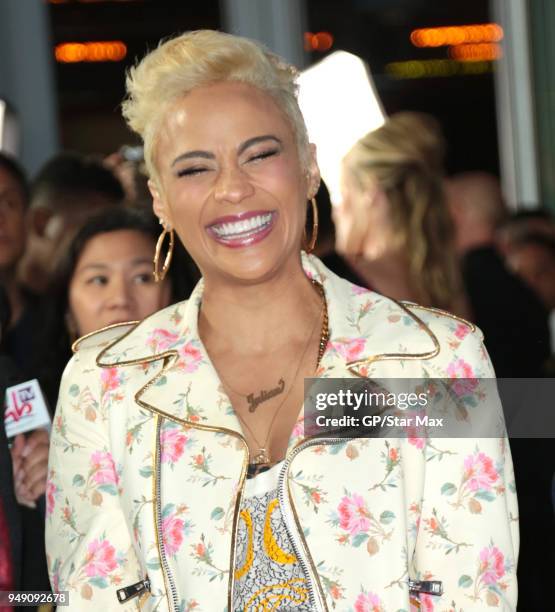 Paula Patton is seen on April 19, 2018 in Los Angeles, CA.