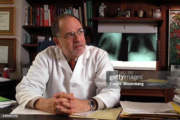 Gary Wadler, MD, a New York-based doctor and member of the World Anti-Doping Agency is pictured in his office in Manhasset, New York, on Tuesday,...