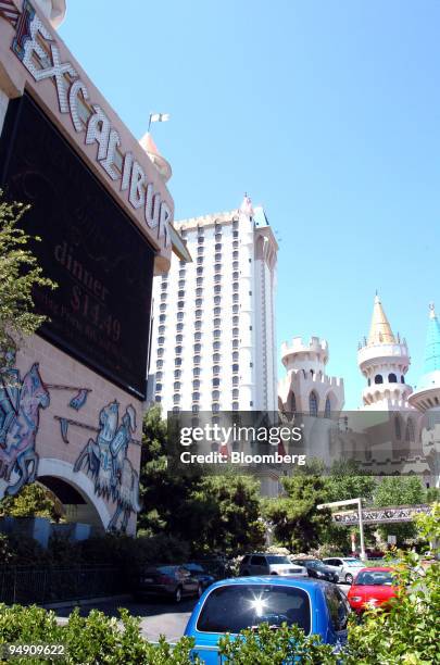 The Excalibur hotel and casino is seen in Las Vegas, Nevada on June 11, 2004. MGM Mirage, the No. 3 U.S. Casino company, raised its offer for...