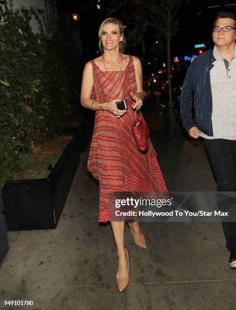 Missi Pyle is seen on April 19, 2018 in Los Angeles, California.