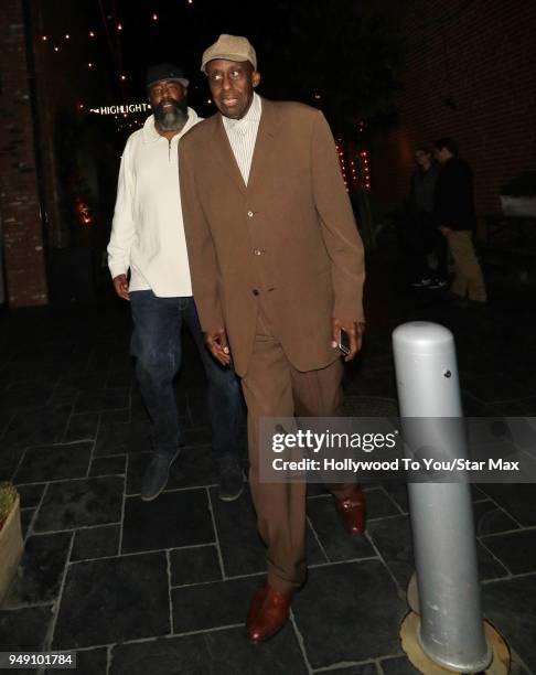 Bill Duke is seen on April 19, 2018 in Los Angeles, California.