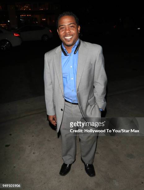Theo Ceasar is seen on April 19, 2018 in Los Angeles, California.