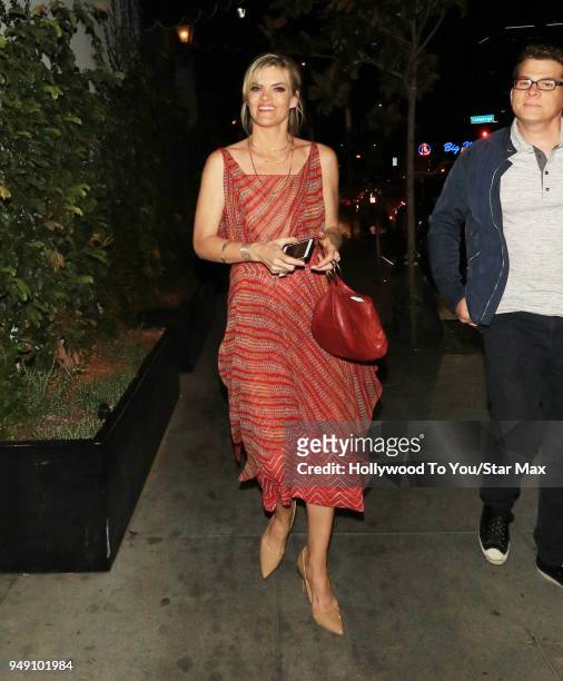 Missi Pyle is seen on April 19, 2018 in Los Angeles, California.