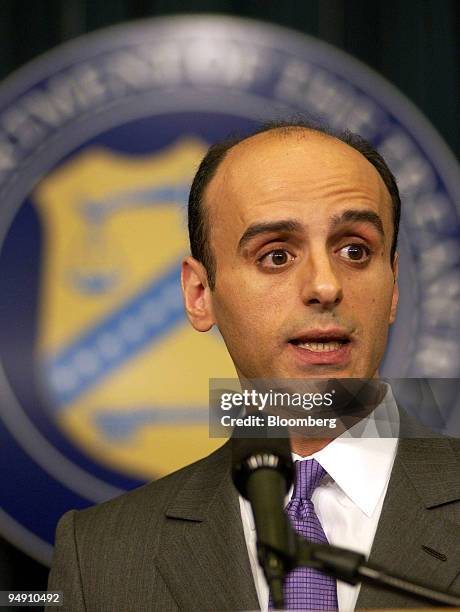 Adel el-Jubeir, foreign policy advisor to Saudi Crown Prince Abdullah, speaks to reporters at a news conference in Washington DC on Thursday, January...