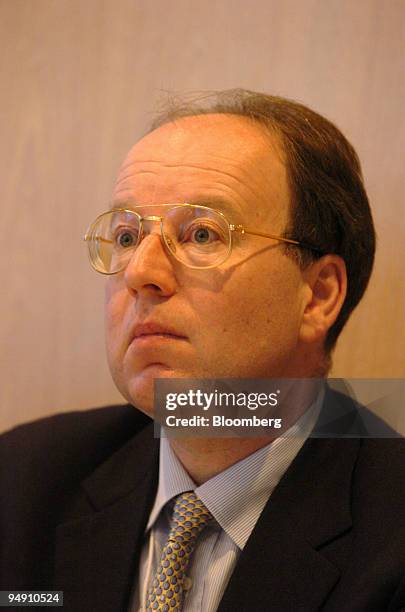 Andre Kudelski, chairman & CEO, Kudelski Sa, is seen during a breakfast at the Hotel Belvedere as part of the World Economic Forum in Davos,...