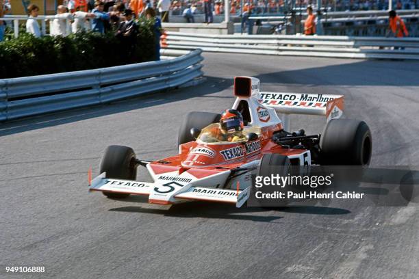 Emerson Fittipaldi, McLaren-Ford M23, Grand Prix of Monaco, Circuit de Monaco, 26 May 1974.