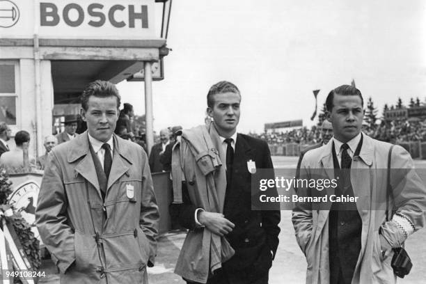 Juan Carlos King of Spain, Grand Prix of Germany, Nurburgring, 04 August 1957. Juan Carlos King of Spain visting the 1957 1000 Km Nürburgring race.