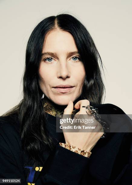 Dree Hemingway of the film In A Relationship poses for a portrait during the 2018 Tribeca Film Festival at Spring Studio on April 20, 2018 in New...