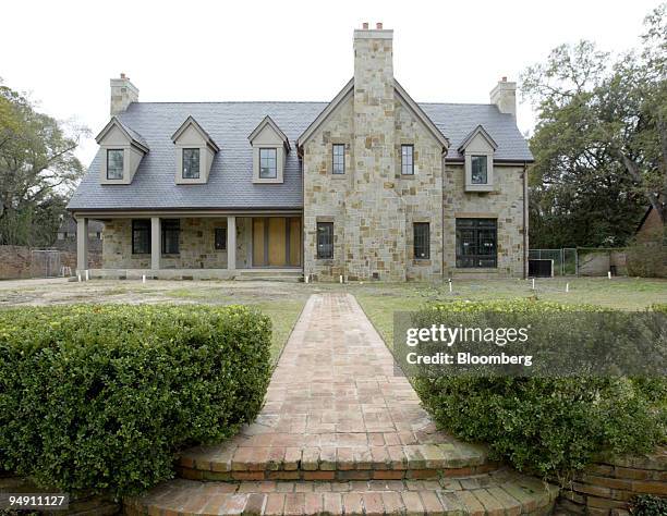 The home of former Enron executives Lea and Andrew which they had built, but never moved into, is seen at 3005 Del Monte Drive in the River Oaks area...