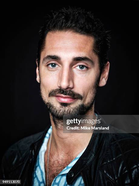 Tv personality Hugo Taylor is photographed at the Cosmopolitan Self-made Summit on April 15, 2018 in London, England.