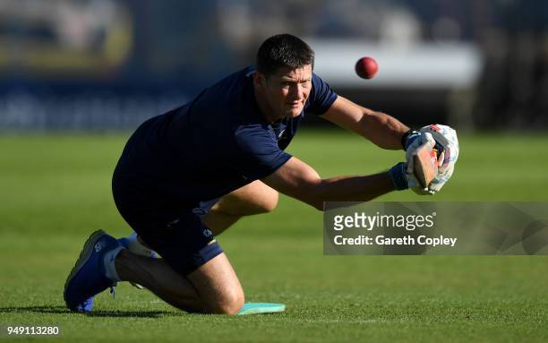 Yorkshire director of cricket Martyn Moxon during the Specsavers County Championship Division One match between Yorkshire and Nottinghamshire at...