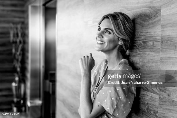 Spanish actress Amaia Salamanca poses in a portrait session during 21th Malaga Film Festival 2018 on April 20, 2018 in Malaga, Spain.