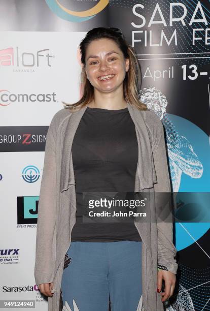 Justyna Tafel attends the 2018 Sarasota Film Festival on April 20, 2018 in Sarasota, Florida.