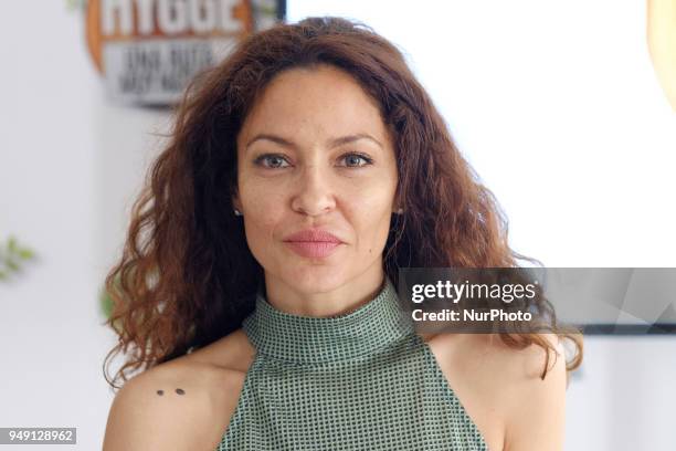 Patricia Perez attends the presentation of the TV show 'Los Hygge, a very natural route' in Madrid. Spain, 20 April 2018