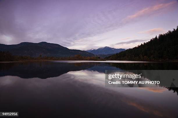 sunset - pemberton valley stock pictures, royalty-free photos & images