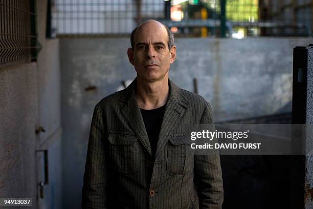 Israeli film director Samuel Maoz, director of the recent film "Lebanon", poses for a portrait in Tel Aviv on November 27, 2009. Moaz, who was...