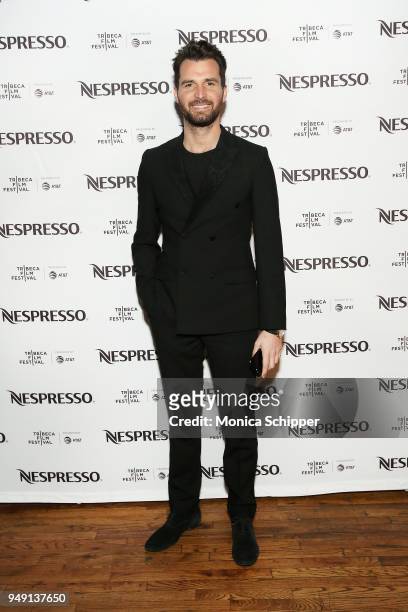 Andrea Iervolino attends the Ambi Gala Tribeca party for "Blue Night" at The Ainsworth on April 19, 2018 in New York City.