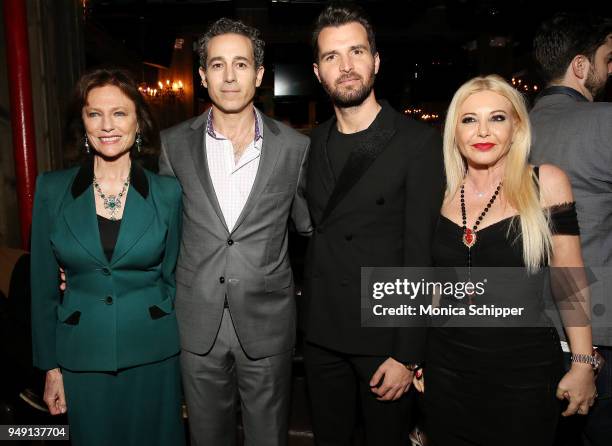 Jacqueline Bisset, Waleed Zuaiter, Andrea Iervolino and Lady Monika Bacardi attend the Ambi Gala Tribeca party for "Blue Night" at The Ainsworth on...