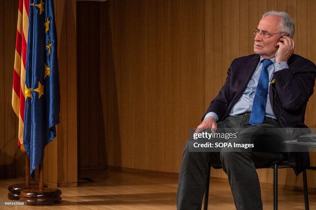 MEP Ivo Vajgl, president of the platform, seen during the...