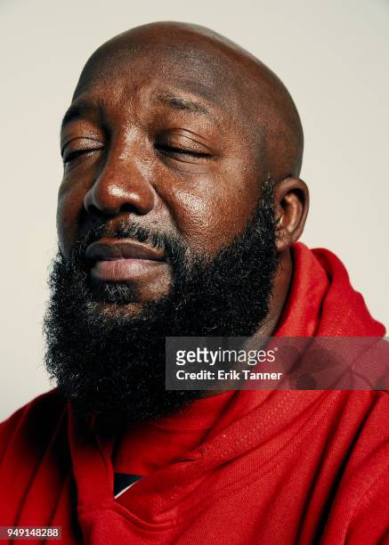 Trayvon Martin's Father Tracy Martin of the film Rest In Power: The Trayvon Martin Story poses for a portrait during the 2018 Tribeca Film Festival...