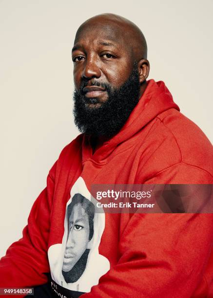 Trayvon Martin's Father Tracy Martin of the film Rest In Power: The Trayvon Martin Story poses for a portrait during the 2018 Tribeca Film Festival...