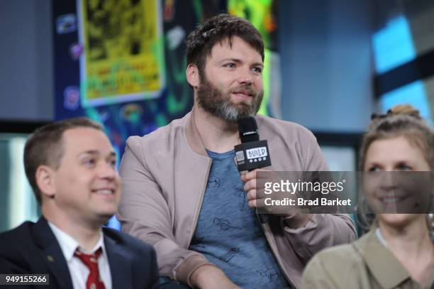 Seth Gabel of "Genius: Picasso" attends Celebrities Visit Build at Build Studio on April 20, 2018 in New York City.