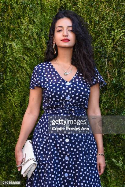 Yumna Al-Arashi attends CHANEL Tribeca Film Festival Women's Filmmaker Luncheon - Arrivals at Odeon on April 20, 2018 in New York City.