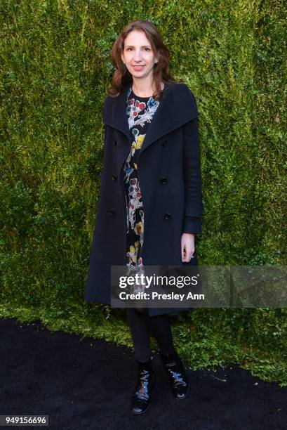 Pamela Wasserstein attends CHANEL Tribeca Film Festival Women's Filmmaker Luncheon - Arrivals at Odeon on April 20, 2018 in New York City.