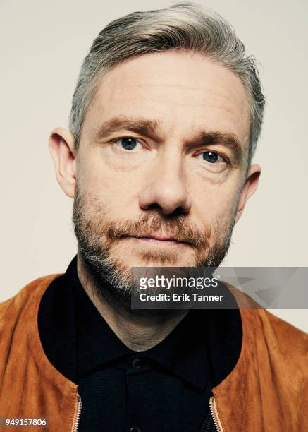 Martin Freeman of the film Cargo poses for a portrait during the 2018 Tribeca Film Festival at Spring Studio on April 20, 2018 in New York City.