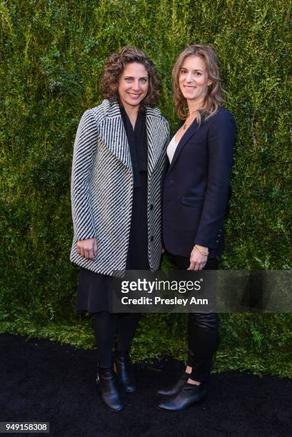 Guests attends CHANEL Tribeca Film Festival Women's Filmmaker Luncheon - Arrivals at Odeon on April 20, 2018 in New York City.