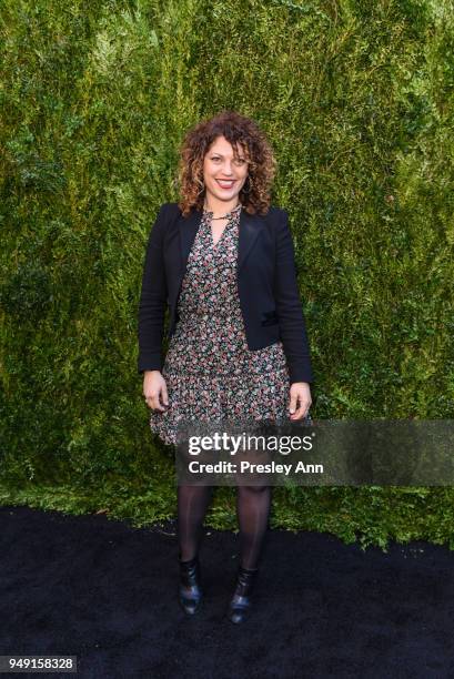 Guests attends CHANEL Tribeca Film Festival Women's Filmmaker Luncheon - Arrivals at Odeon on April 20, 2018 in New York City.