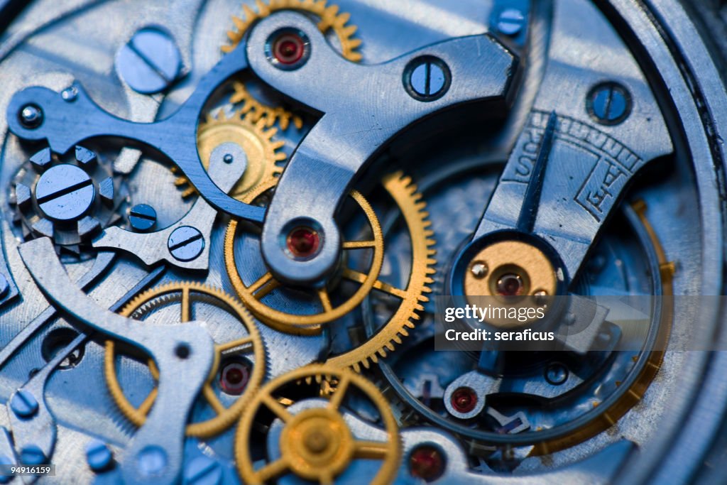 Inside the clock