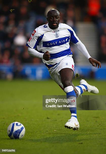 Patrick Agyemang of QPRin action during the Coca Cola Championship match between Queens Park Rangers and Sheffield United at Loftus Road Stadium on...